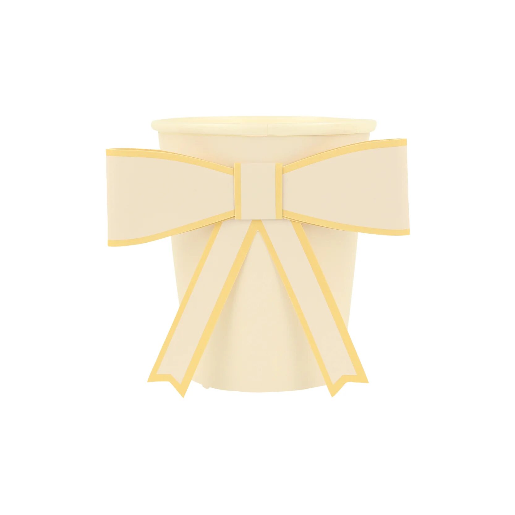 Bicchieri fiocco color pastello