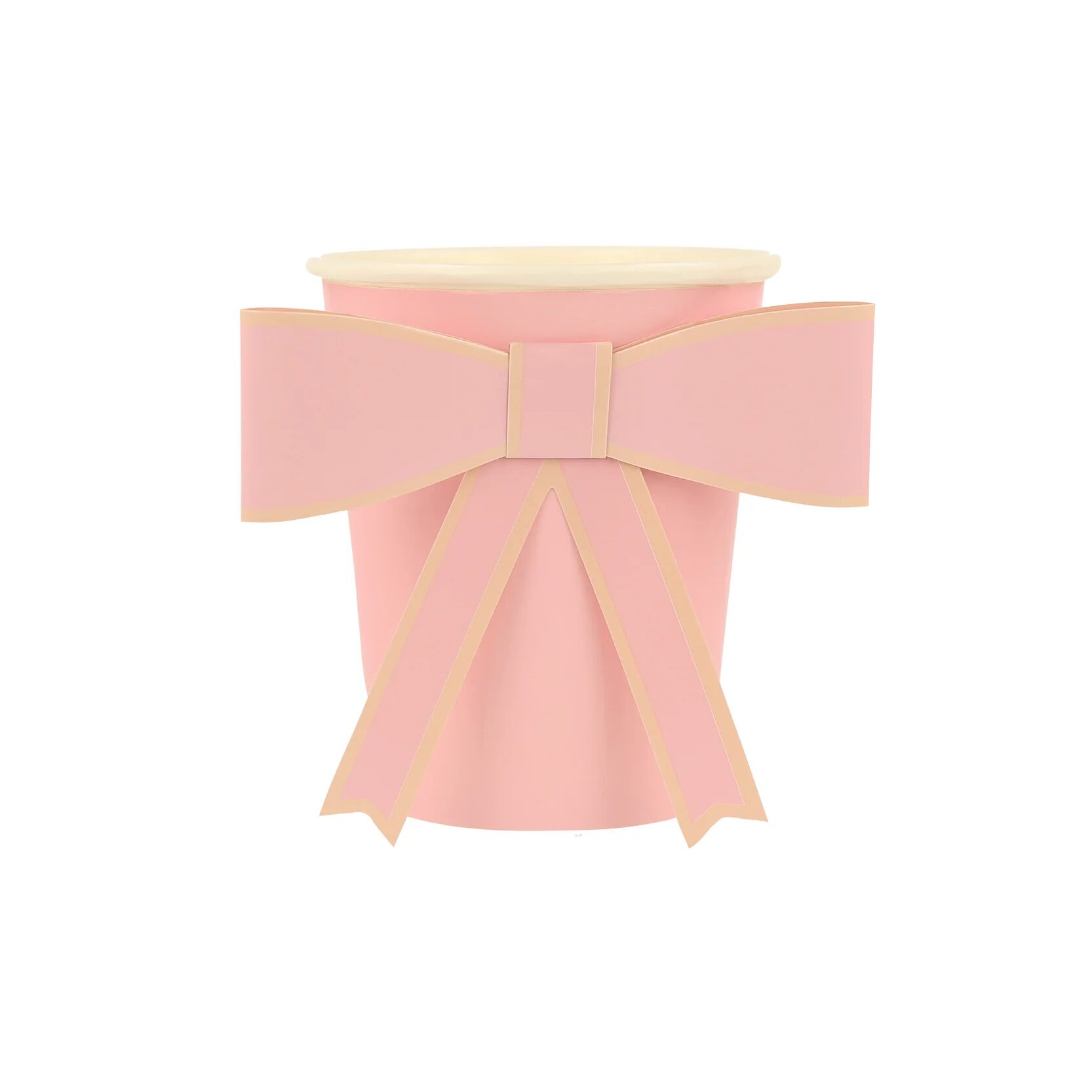 Bicchieri fiocco color pastello