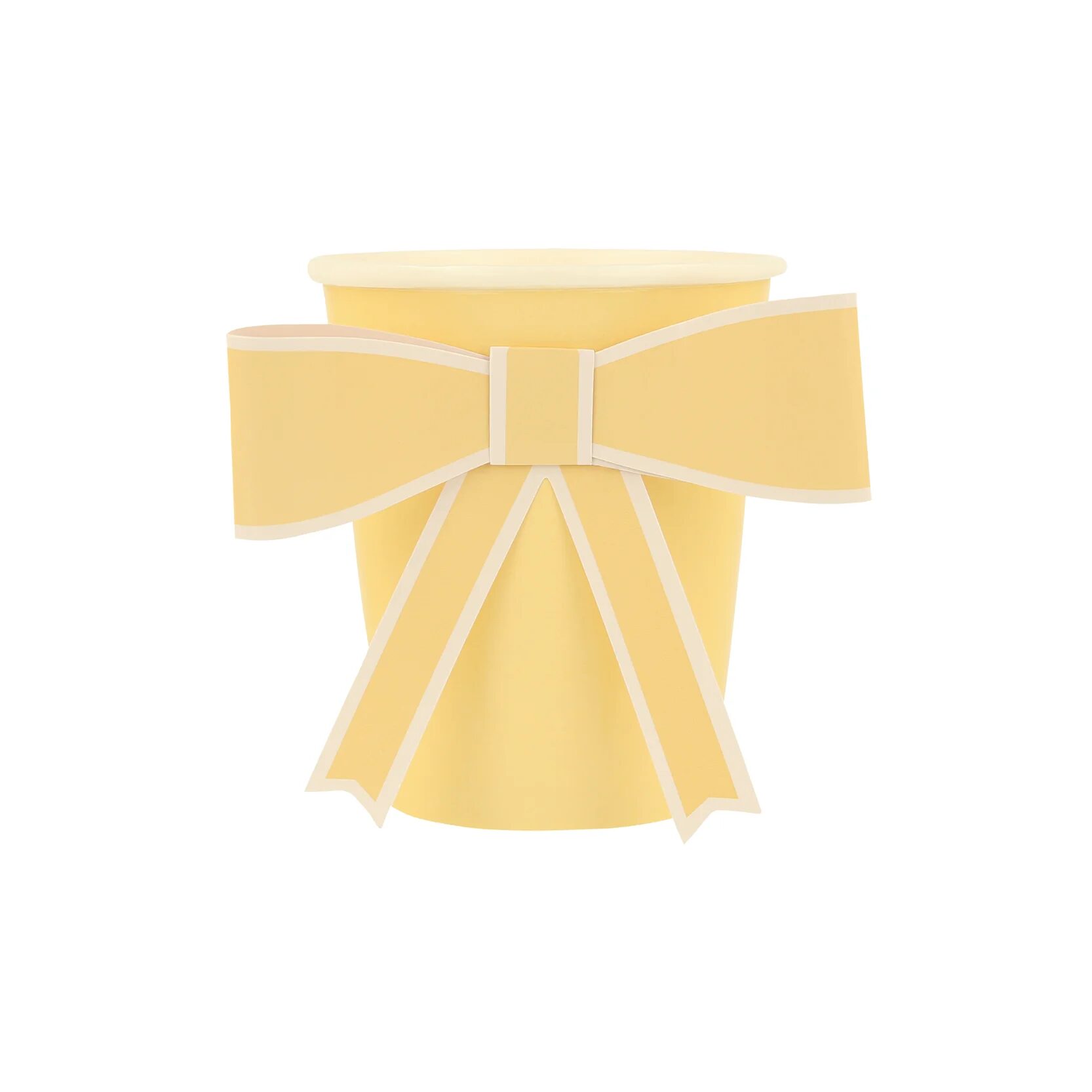 Bicchieri fiocco color pastello