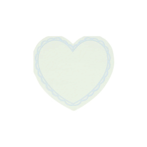 Tovaglioli piccoli cuore pastello
