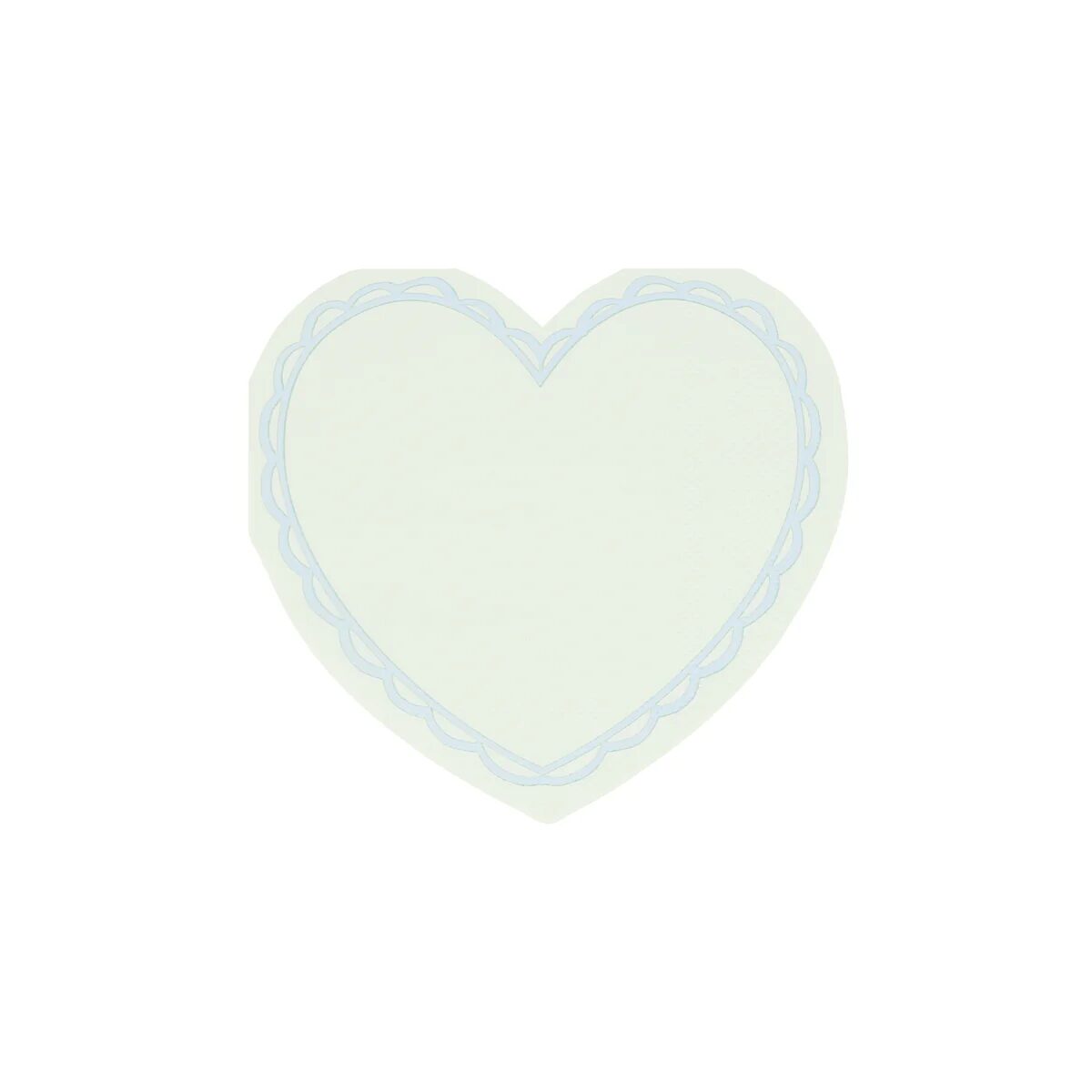 Tovaglioli piccoli cuore pastello