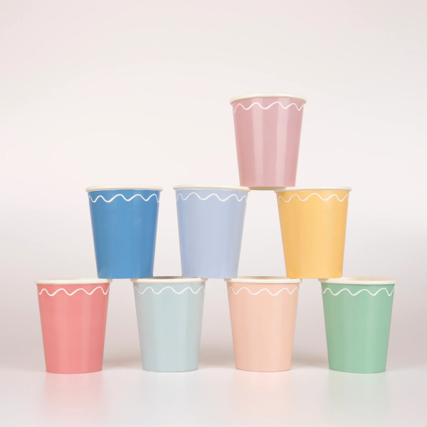 Bicchieri Wavy Line Mix