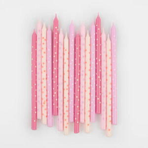 Candele Pink Stars