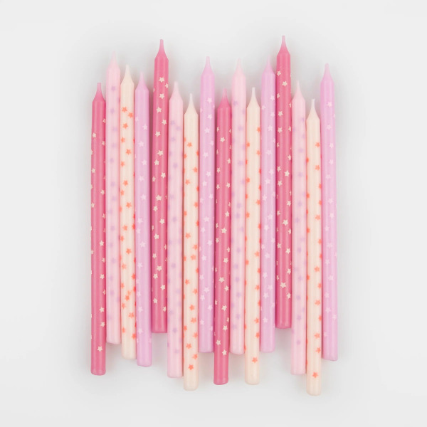 Candele Pink Stars