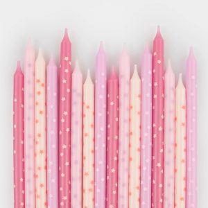 Candele Pink Stars