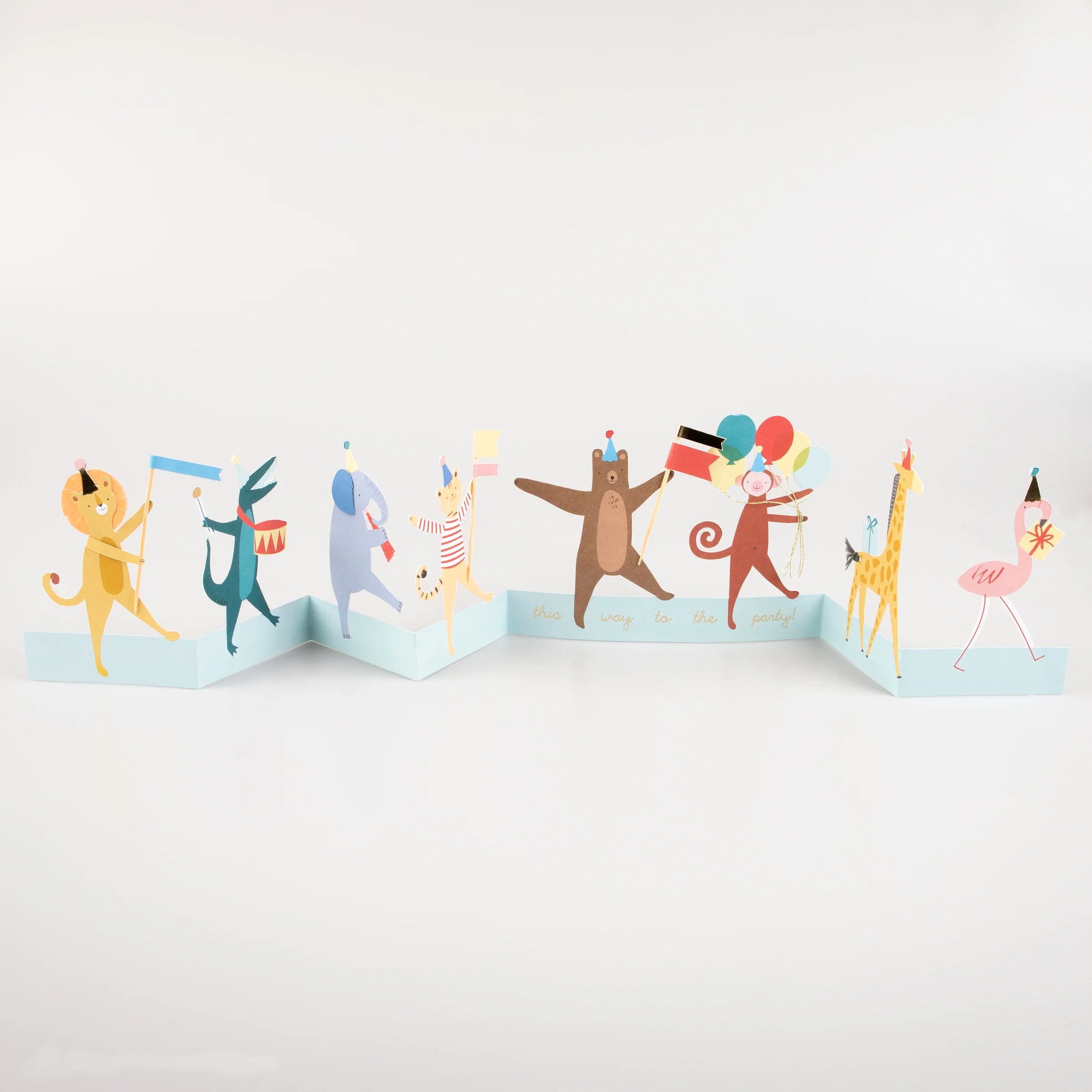 Biglietto di auguri Animal Parade