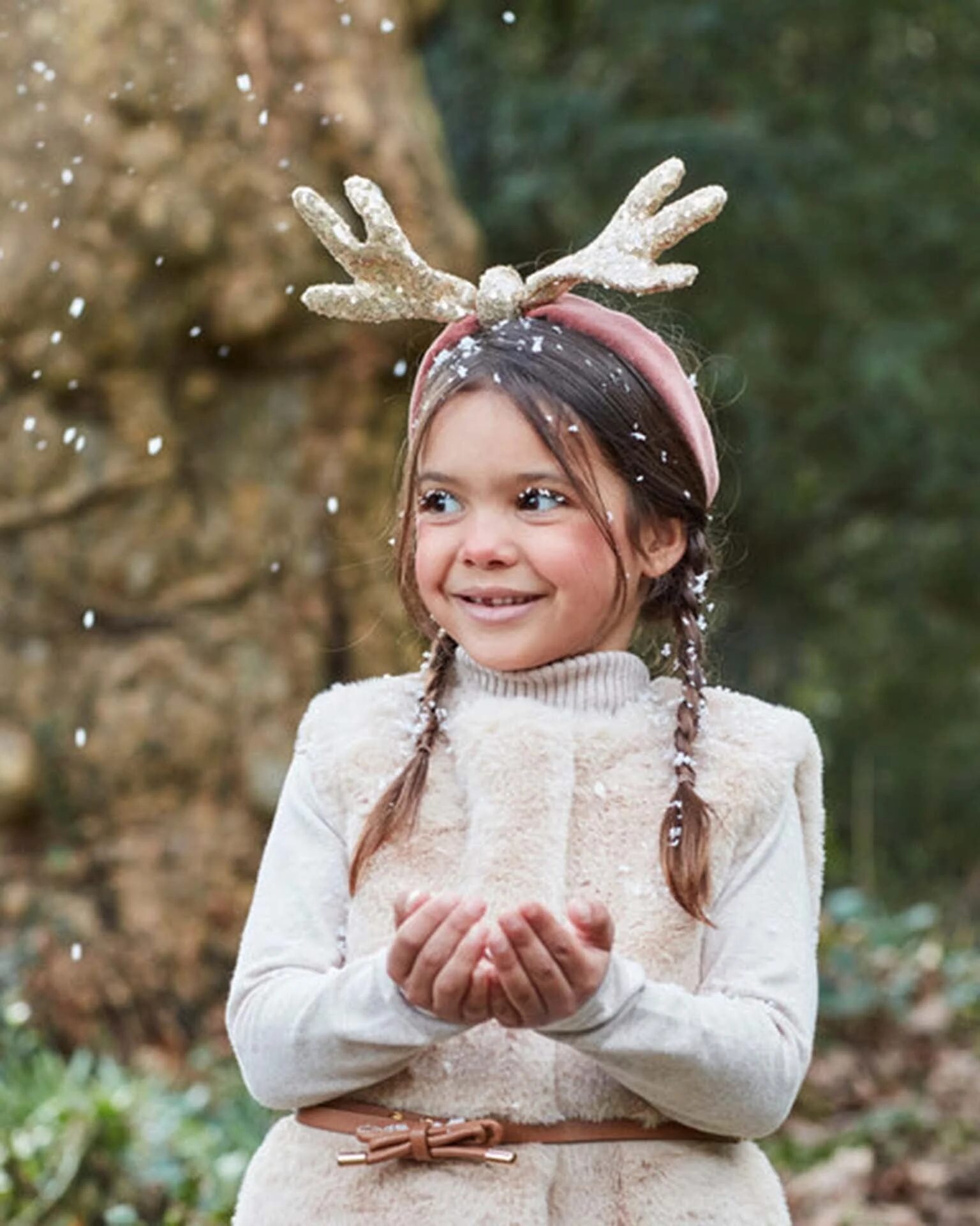 Cerchietto Renna con paillettes