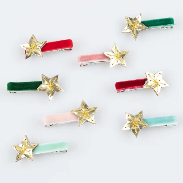Clip per capelli stella d’oro