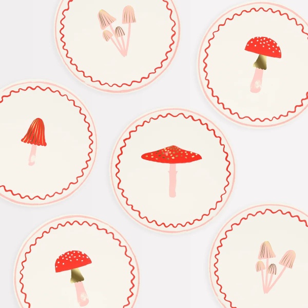 Piatti piccoli Merry Mushroom