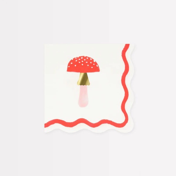 Tovaglioli piccolii Merry Mushrooms
