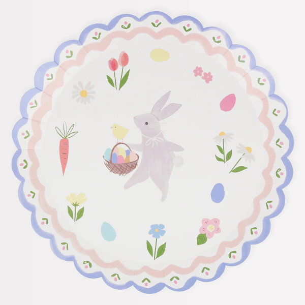 Piatti del coniglietto di Pasqua