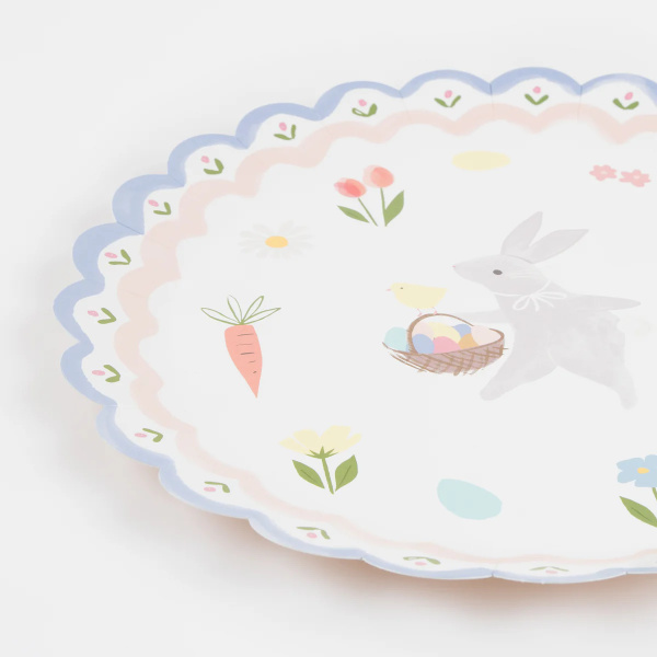 Piatti del coniglietto di Pasqua