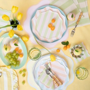 C Meri Meri 282741STRIPE 1 P.JPG Tovaglioli piccoli a strisce pastello