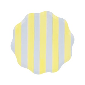 Piatti a strisce pastello