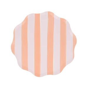 Piatti a strisce pastello