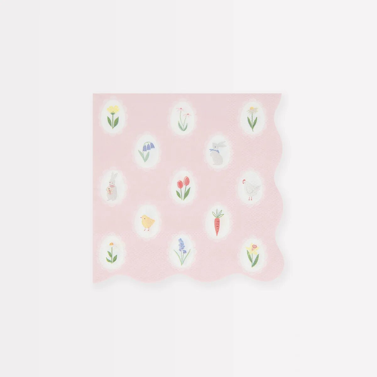 Tovaglioli piccoli con disegni di Pasqua