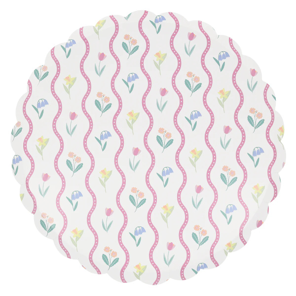 Piatti grandi Bloomsbury florel pattern