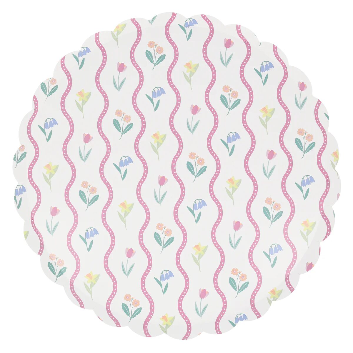 Piatti grandi Bloomsbury florel pattern