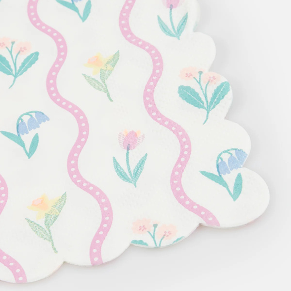 Tovaglioli piccoli Bloomsbury florel pattern