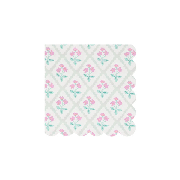 Tovaglioli piccoli Bloomsbury florel pattern