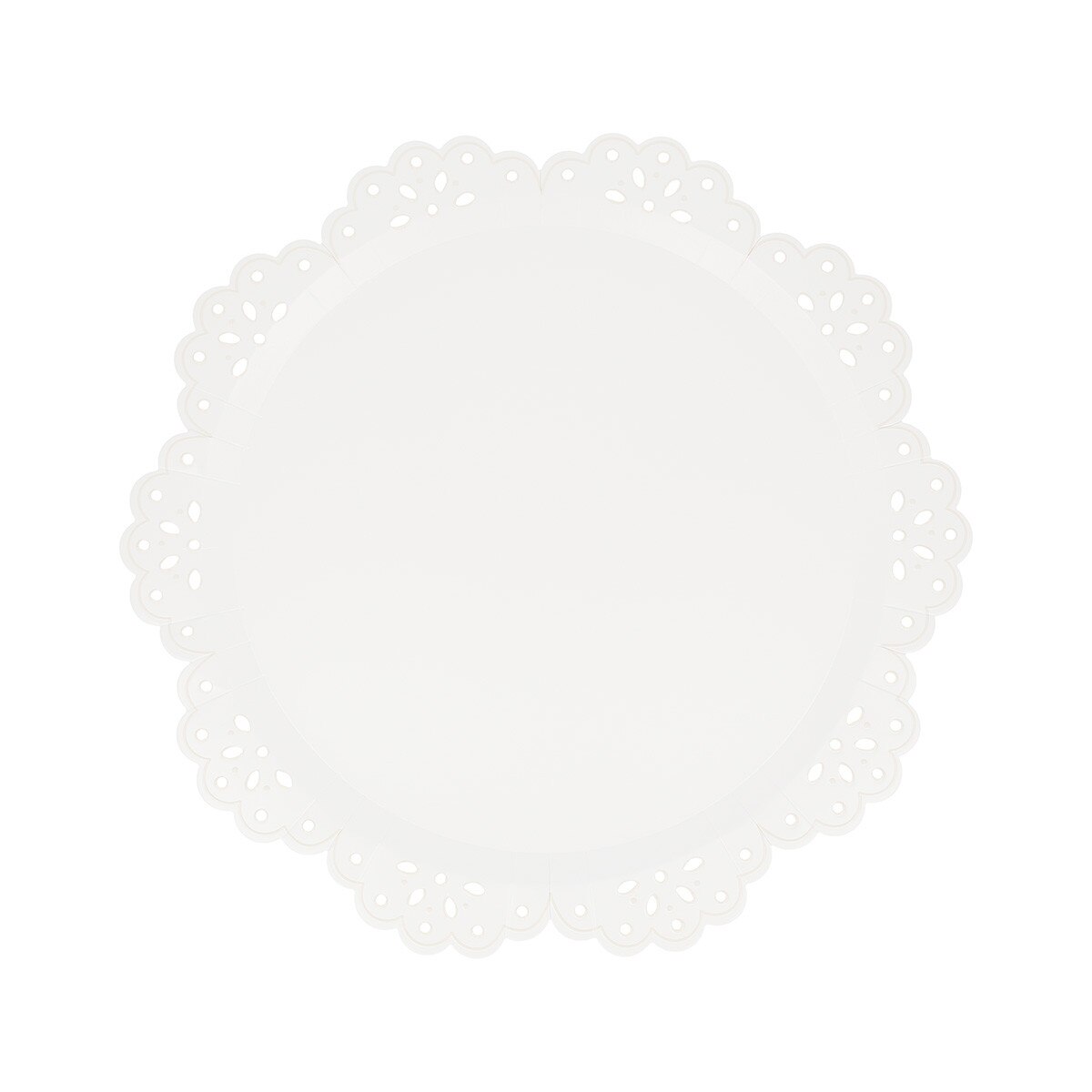 Piatti piani sangallo bianchi