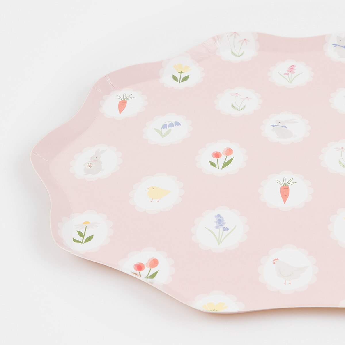 Piatti piani disegni di pasqua