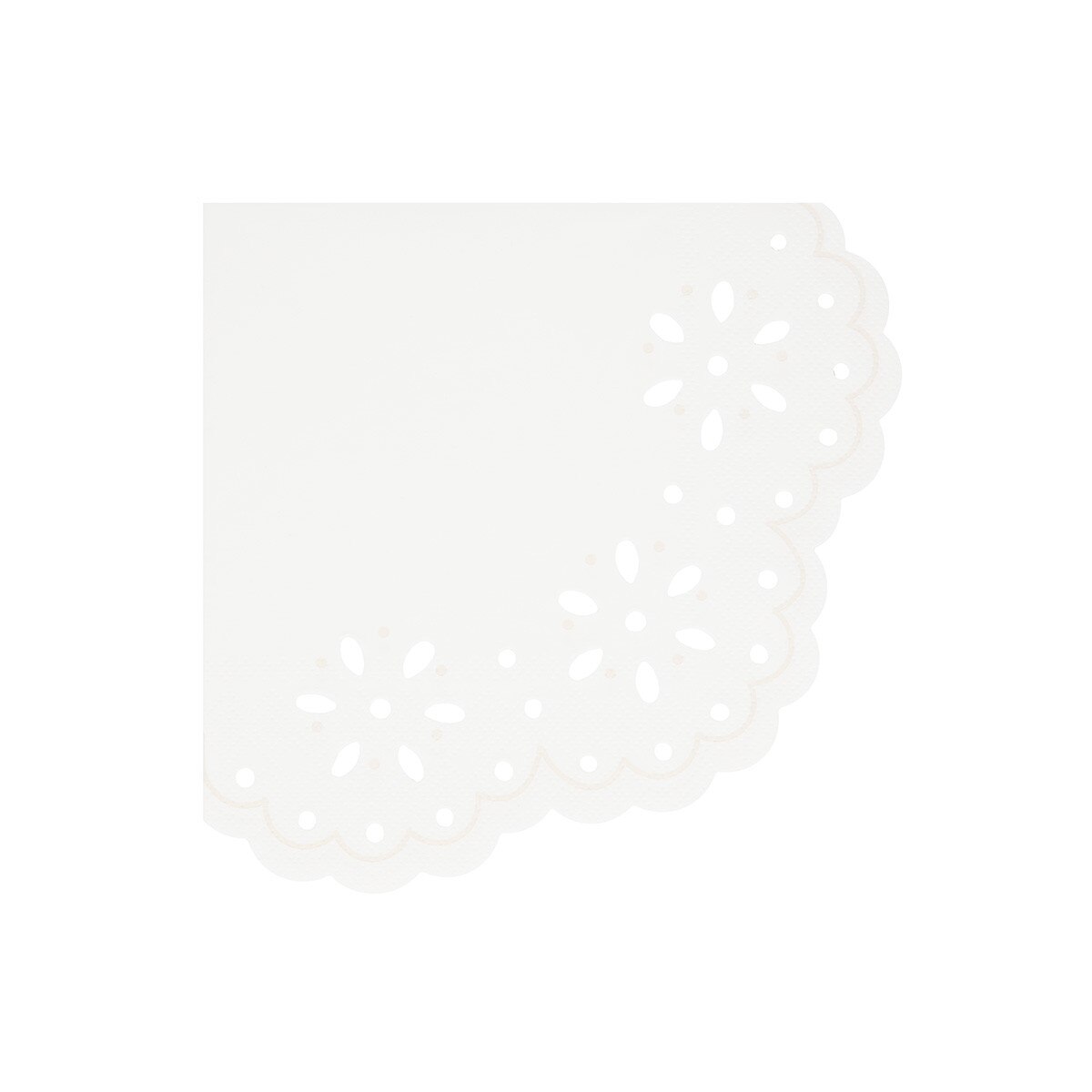 Tovaglioli grandi sangallo bianco