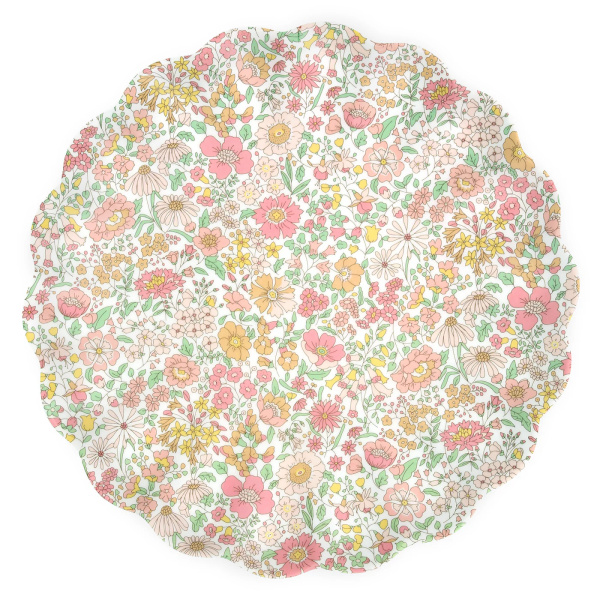 Piatti grandi riutilizzabili Liberty mix