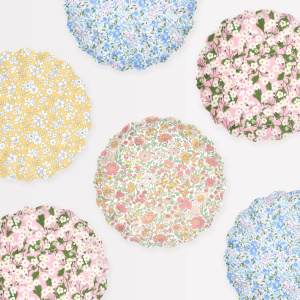 Piatti piccoli riutilizzabili Liberty mix