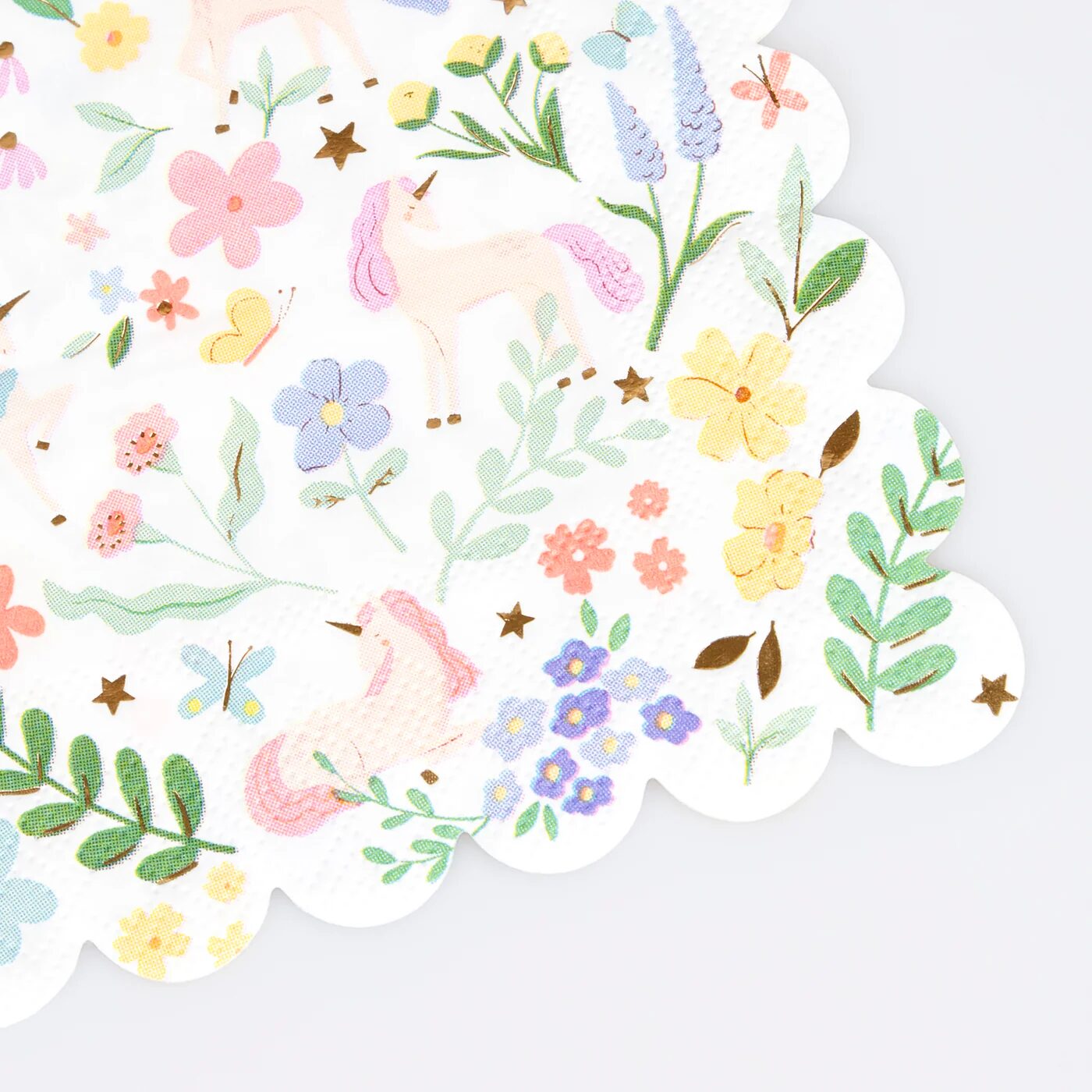 Tovaglioli piccoli Unicorno nel prato