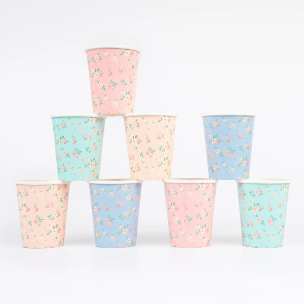 Bicchieri Vintage flower