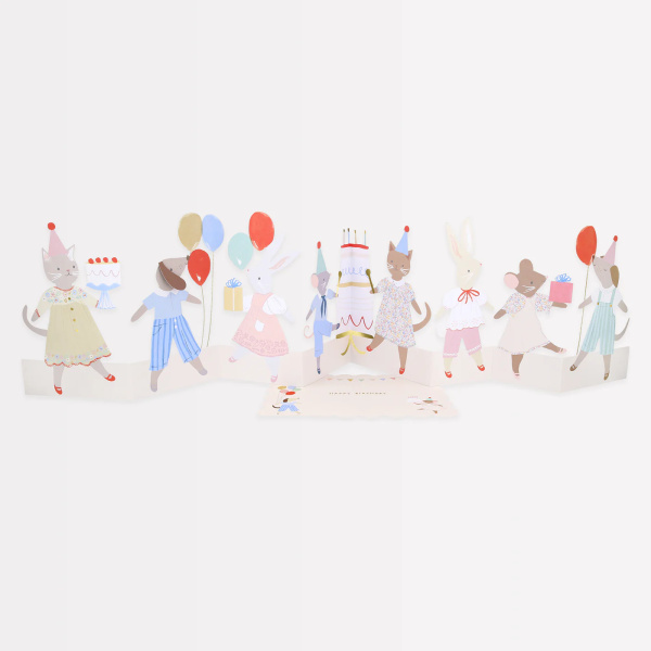 Biglietto di auguri amici degli animali