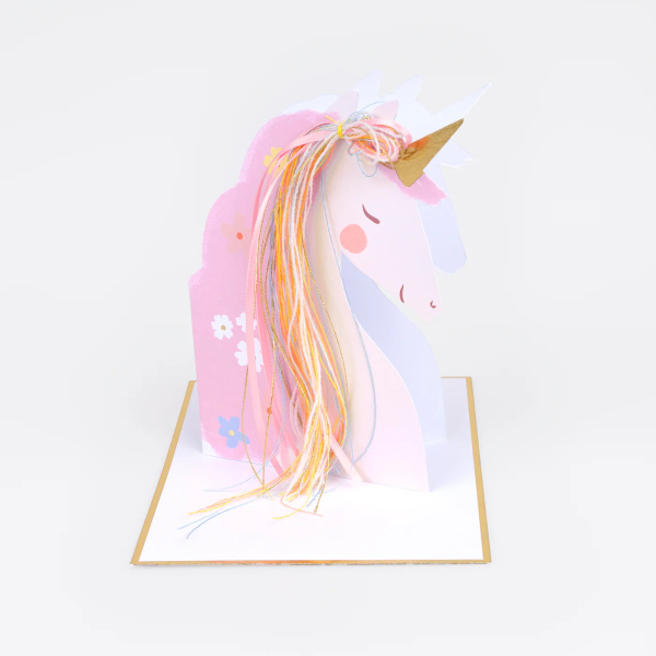 Biglietto di compleanno unicorno