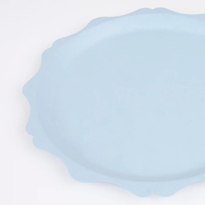 C Meri Meri 288141BLUE 2 P.JPG Piatti con bordo decorativo Azzurri