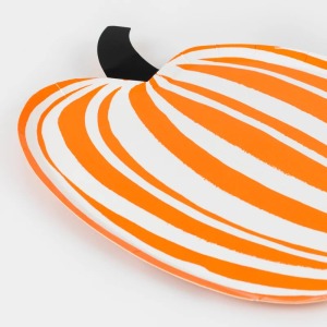 C Meri Meri 291804PUMPKIN 2 P.JPG Piatti zucca a righe