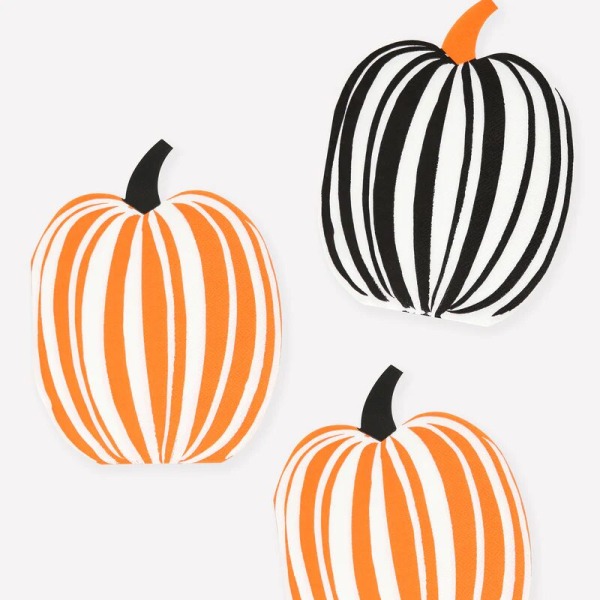 Tovaglioli zucca a righe