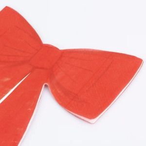 Tovaglioli fiocco rosso