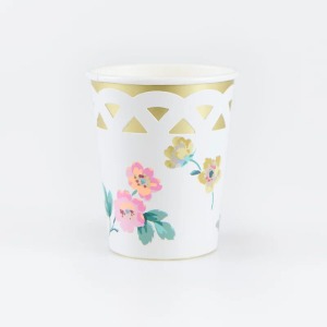Bicchieri floreali Basketweave