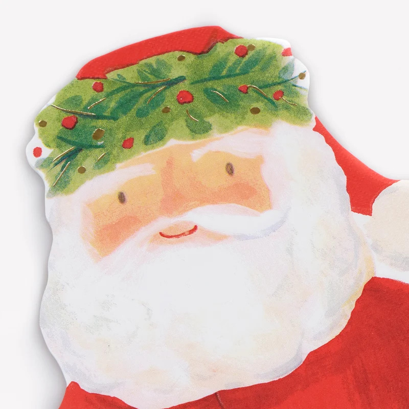 Set 16 Tovaglioli Babbo Natale