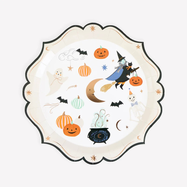 Piatti Halloween Ornate Edge