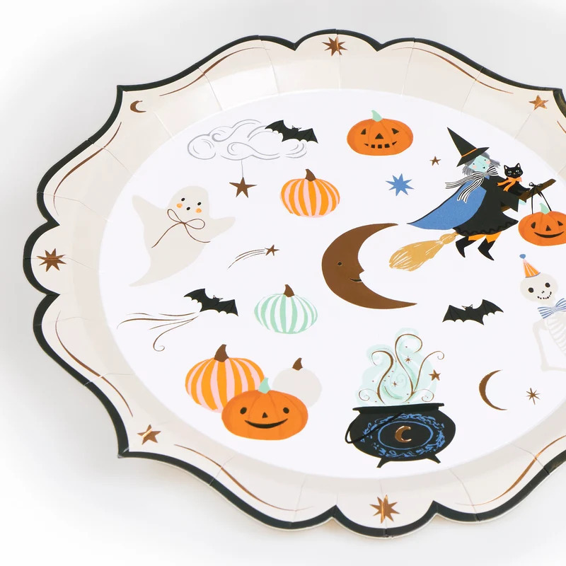 Piatti Halloween Ornate Edge