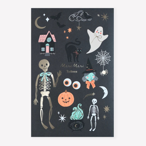 Tatuaggi Temporanei Halloween Icons