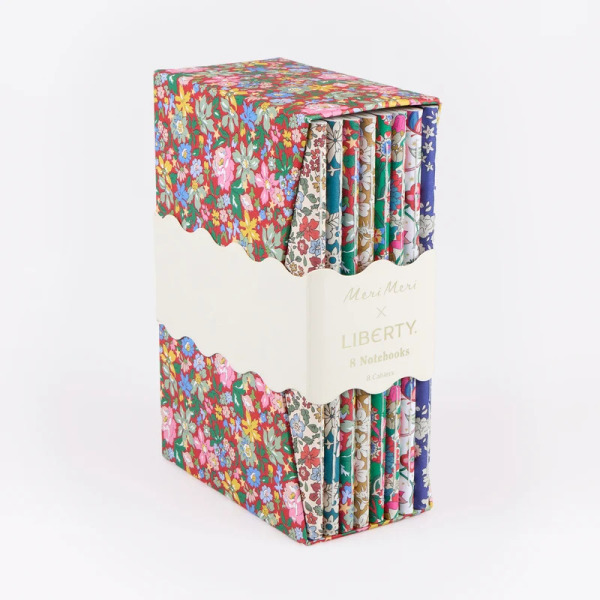 Set 8 Quaderni Softcover in Scatola Liberty Multi