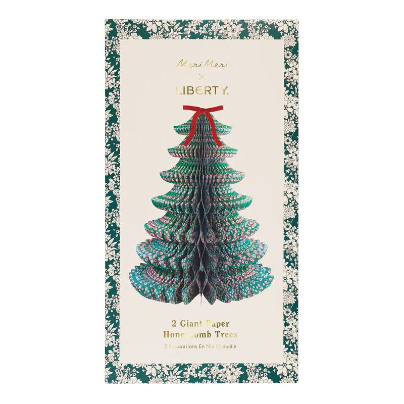 Set 2 Alberi Giganti in Carta a Nido d’Ape Liberty