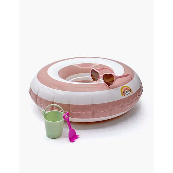 Set accessori da spiaggia Mini Panchas con salvagente rosa