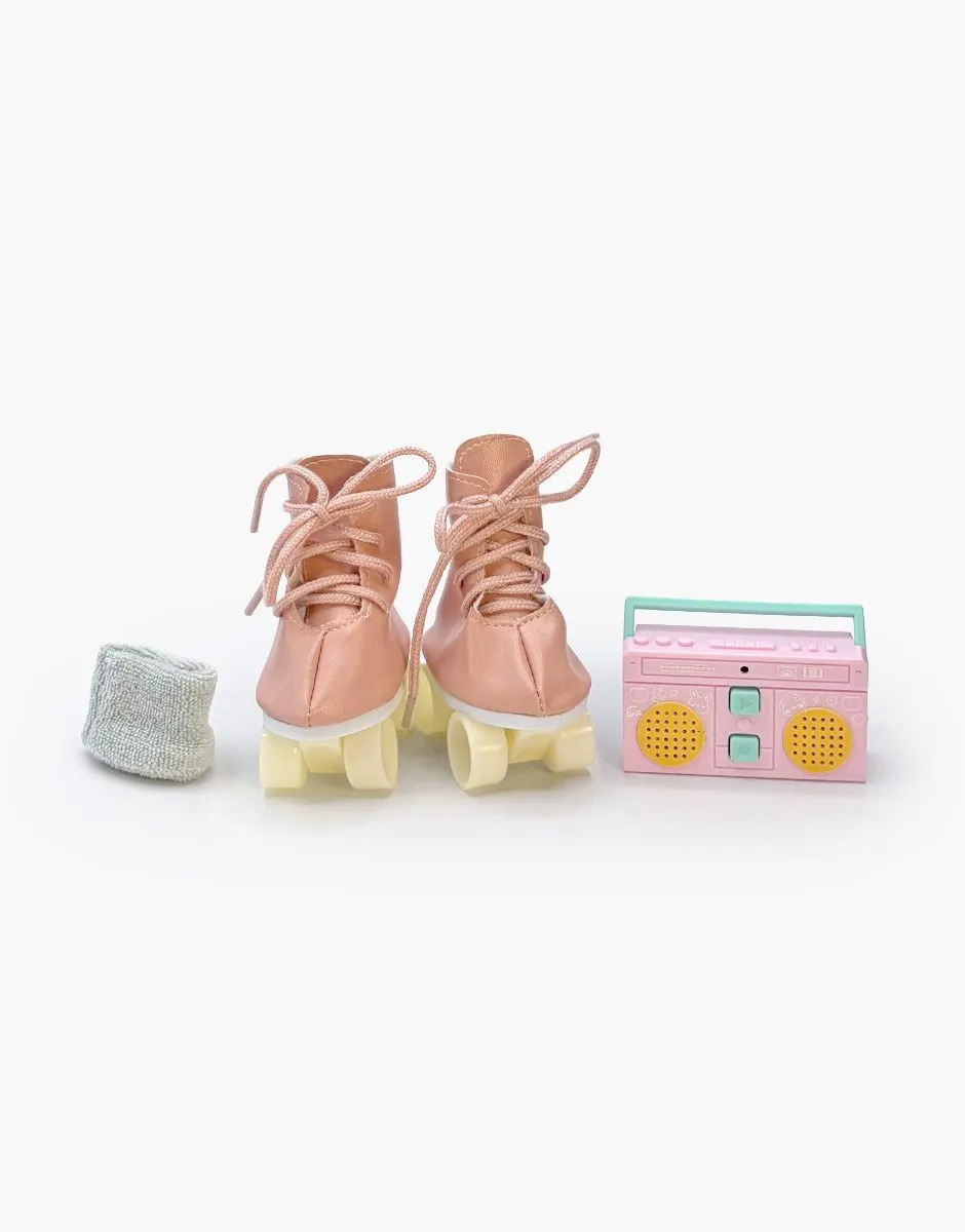C Mini Panchas MPA009AEROBIQUE.JPG Set Accessori Roller Mini Panchas con Pattini Rosa
