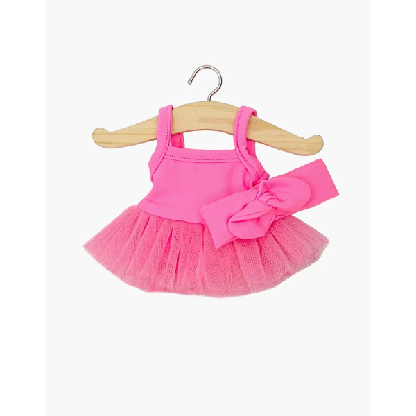 Tutu Stella con Fascia Rosa Fluo per Mini Panchas