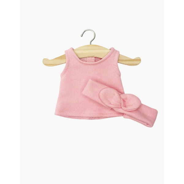 Vestito Andrée Fragola con Fascia per Mini Panchas