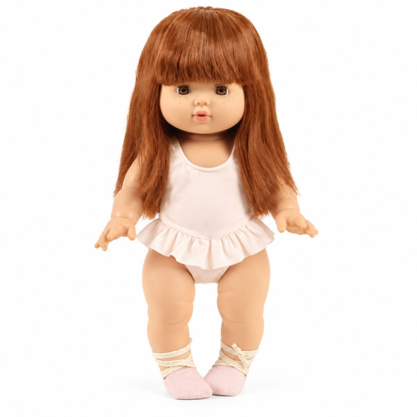 Bambola Minikane Ambre con body rosa