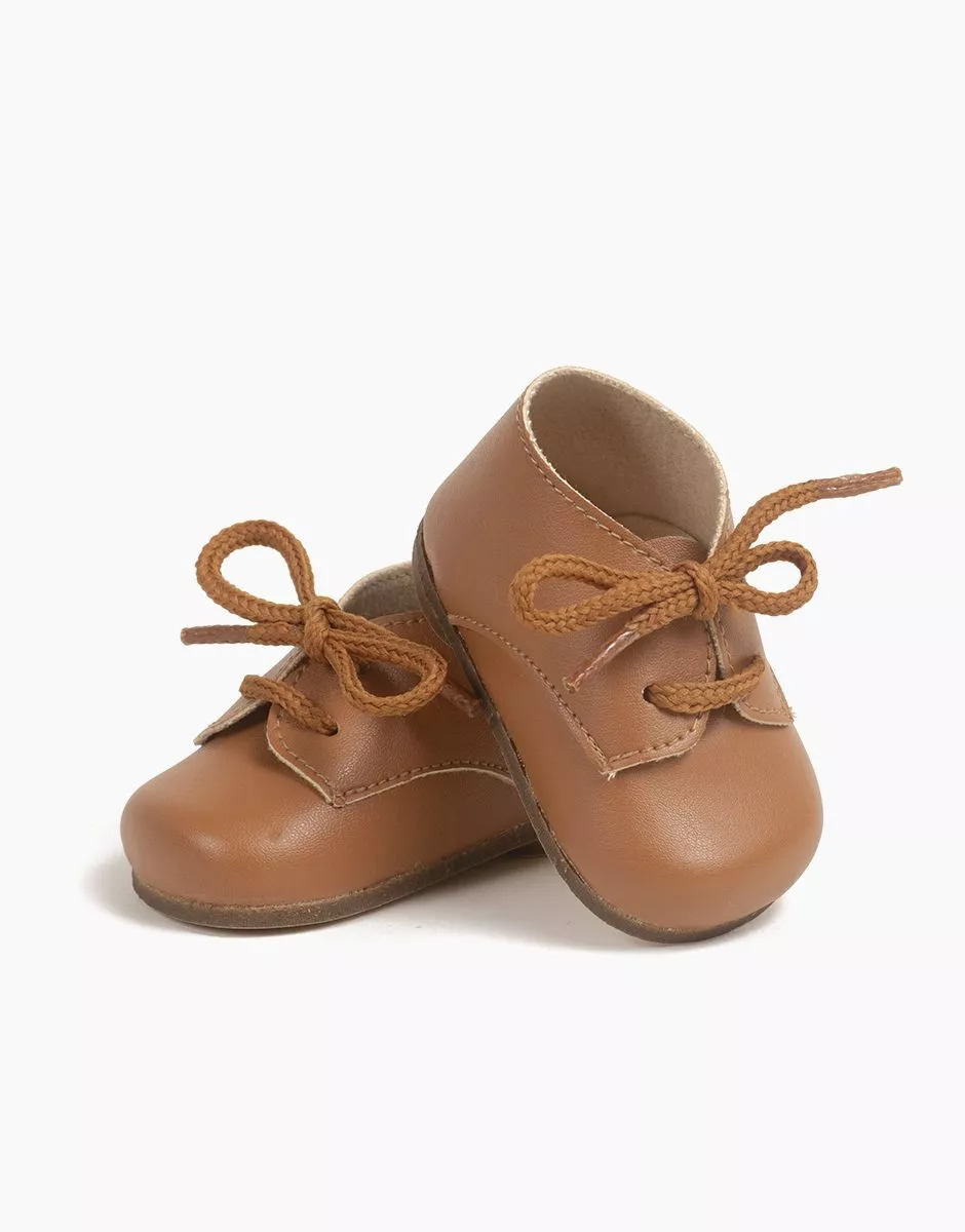 Bambinis – Scarpe Stringate Derbies Caramello